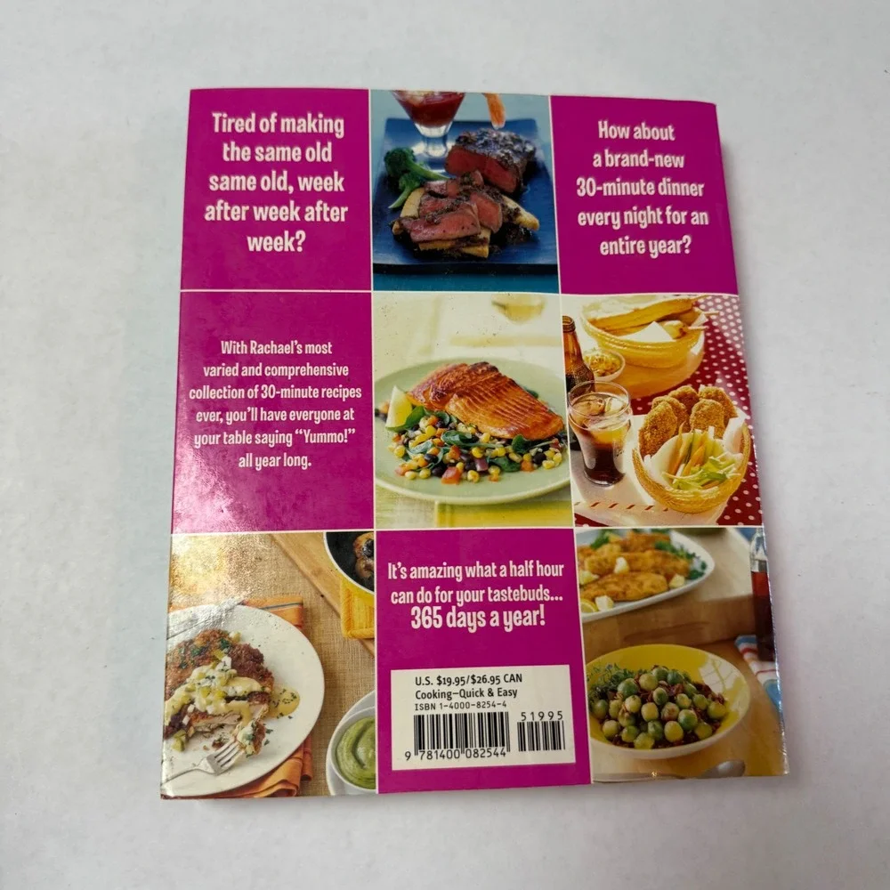 Rachael Ray 365 No Repeats A Year of Deliciously Different Dinners Cookbook 2005